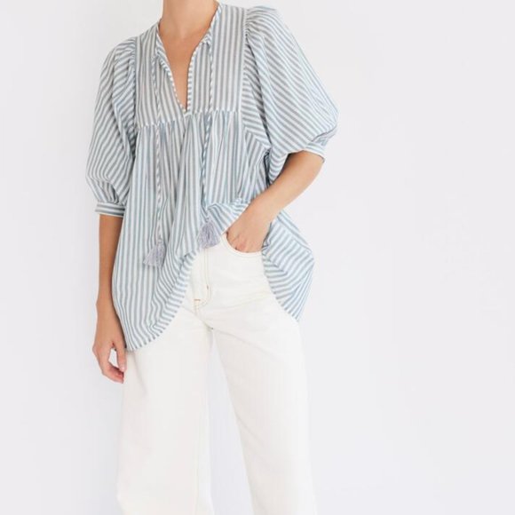 Mille Tops - Mille Thalia Top in Calais Stripe